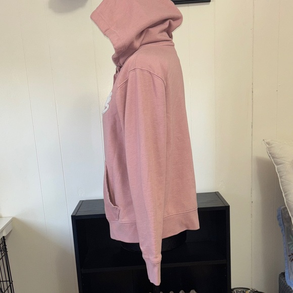 Aeropostale ladies Mauve Hoodie with Logo Sz Medium - Picture 3 of 7